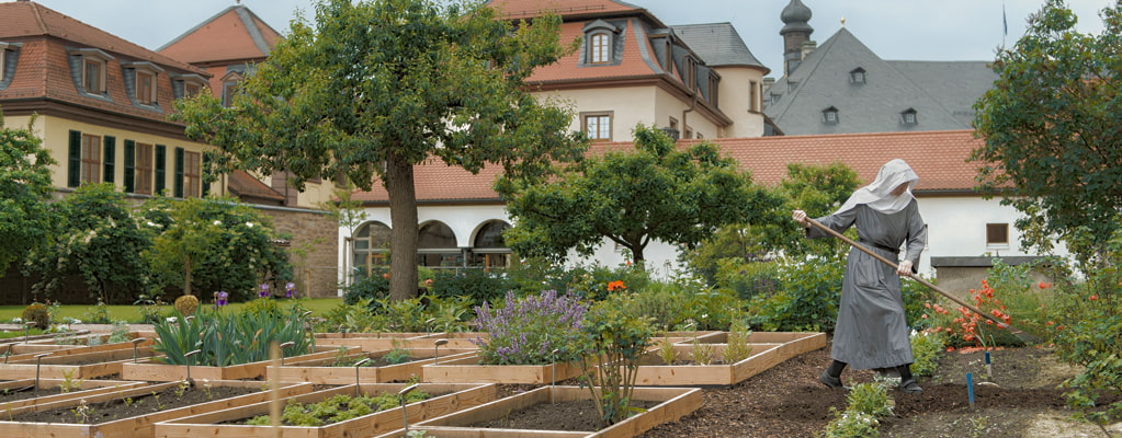 Klostergarten Abtei St. Maria - Tourismus Fulda